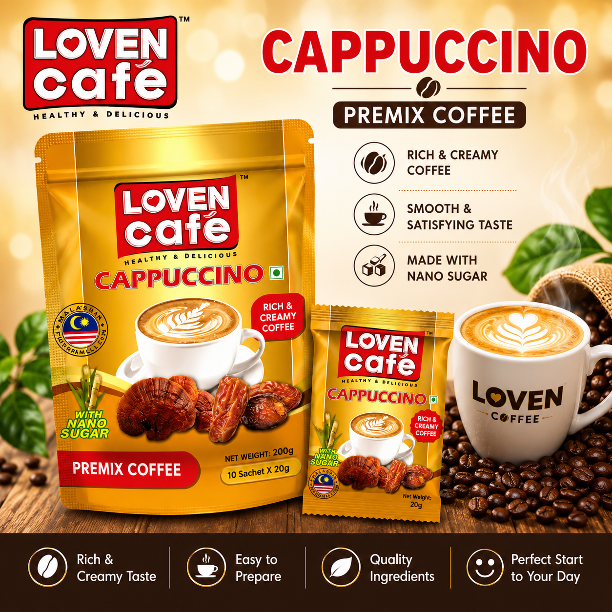 Loven Cafe Cappuccino